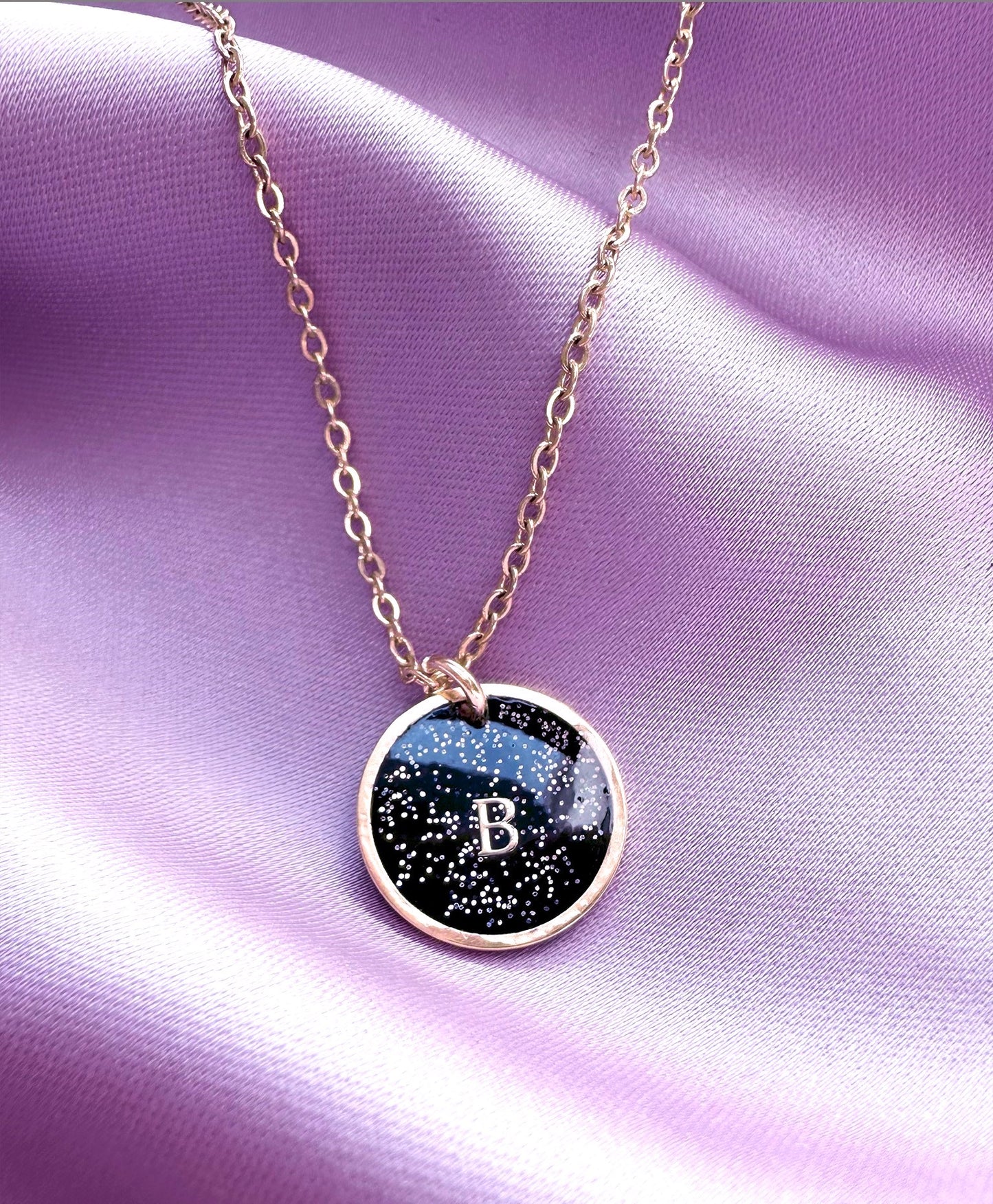 Éclat Nocturne ❘ Collier en Acier Inoxydable