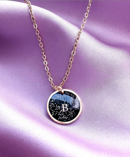 Éclat Nocturne ❘ Collier en Acier Inoxydable