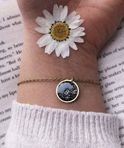 Éclat Nocturne ❘ Bracelet en Acier Inoxydable