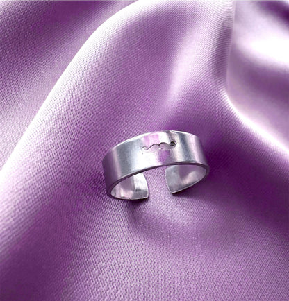 Moustachio ❘ Bague en Aluminium