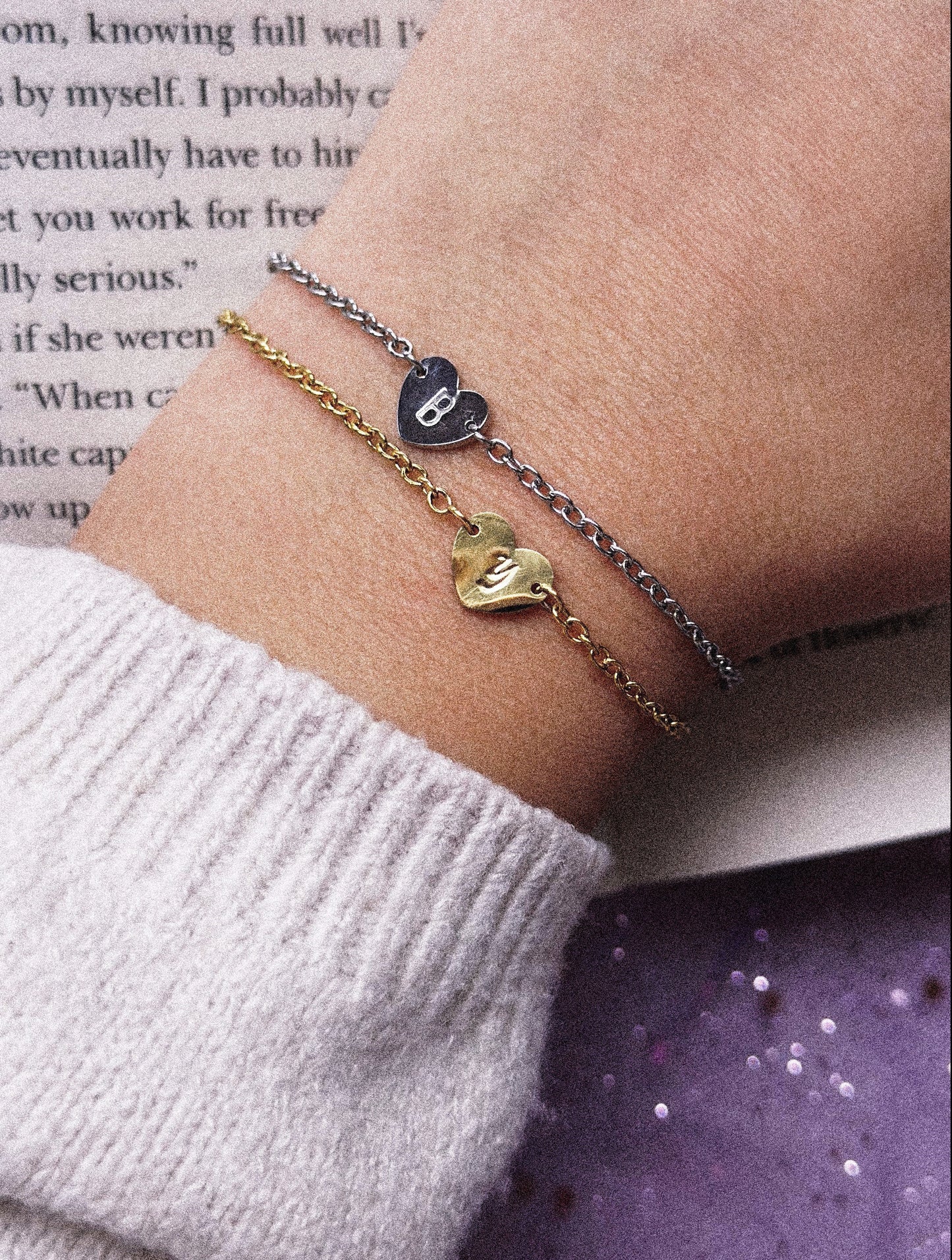 Romance Gravée ❘ Bracelet en Acier Inoxydable