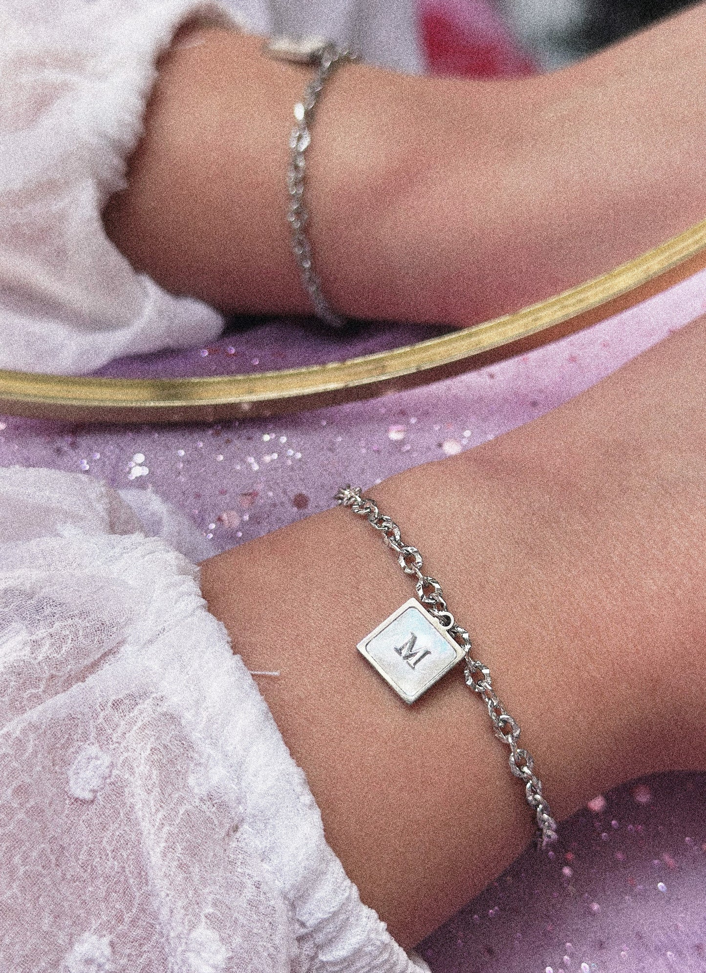 Signature Nacrée ❘ Bracelet en Acier Inoxydable
