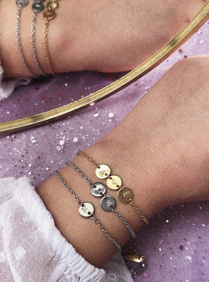 Symphonie de Gravures ❘ Bracelet en Acier Inoxydable