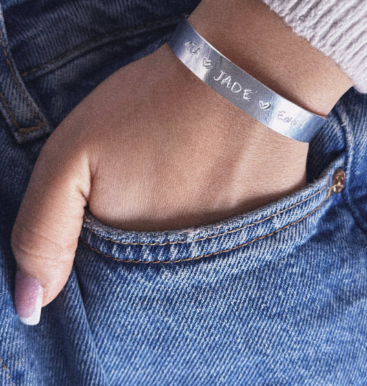 TrioTies Gravé ❘ Jonc en Aluminium